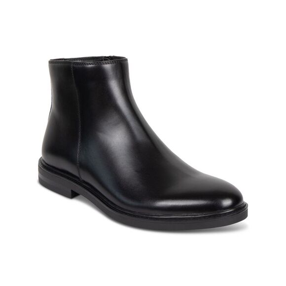 REACTION KENNETH COLE Other - REACTION KENNETH COLE Mens Black Ely Round Toe Block Heel Boots Shoes 10.5 M